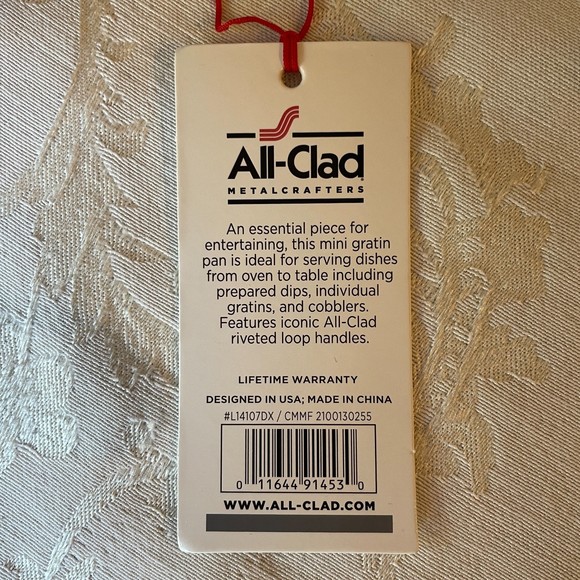 ALL-CLAD New 6-inch Round Mini Gratin Pan - Picture 7 of 7